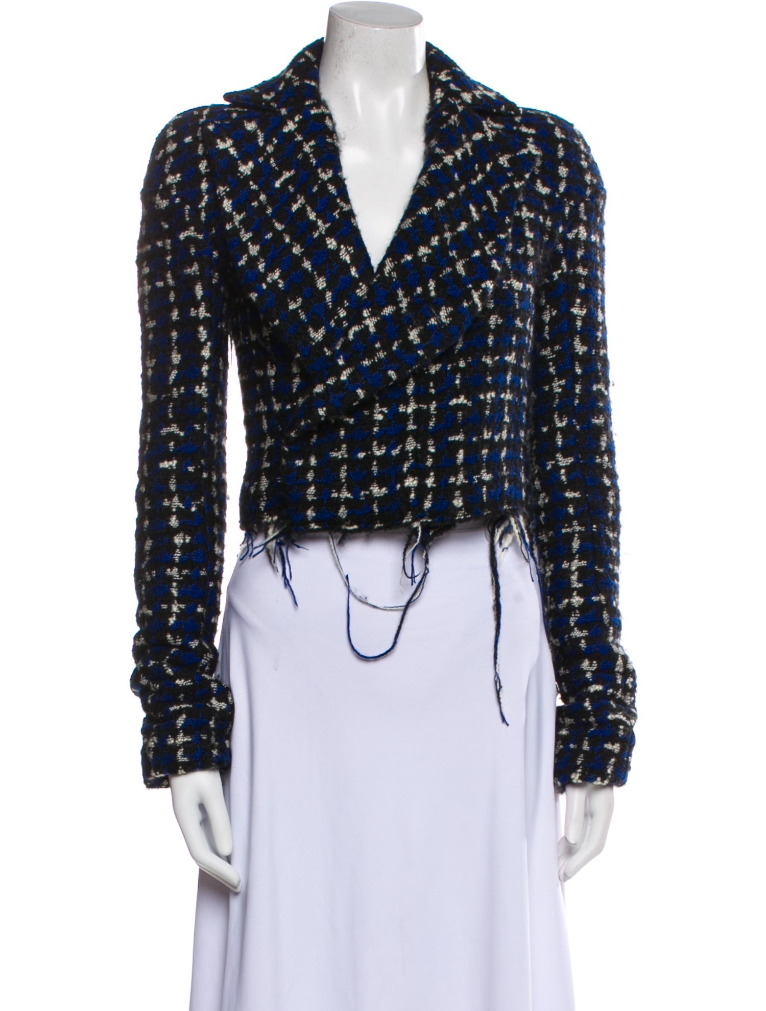 Haider Ackermann Plaid Print Blazer