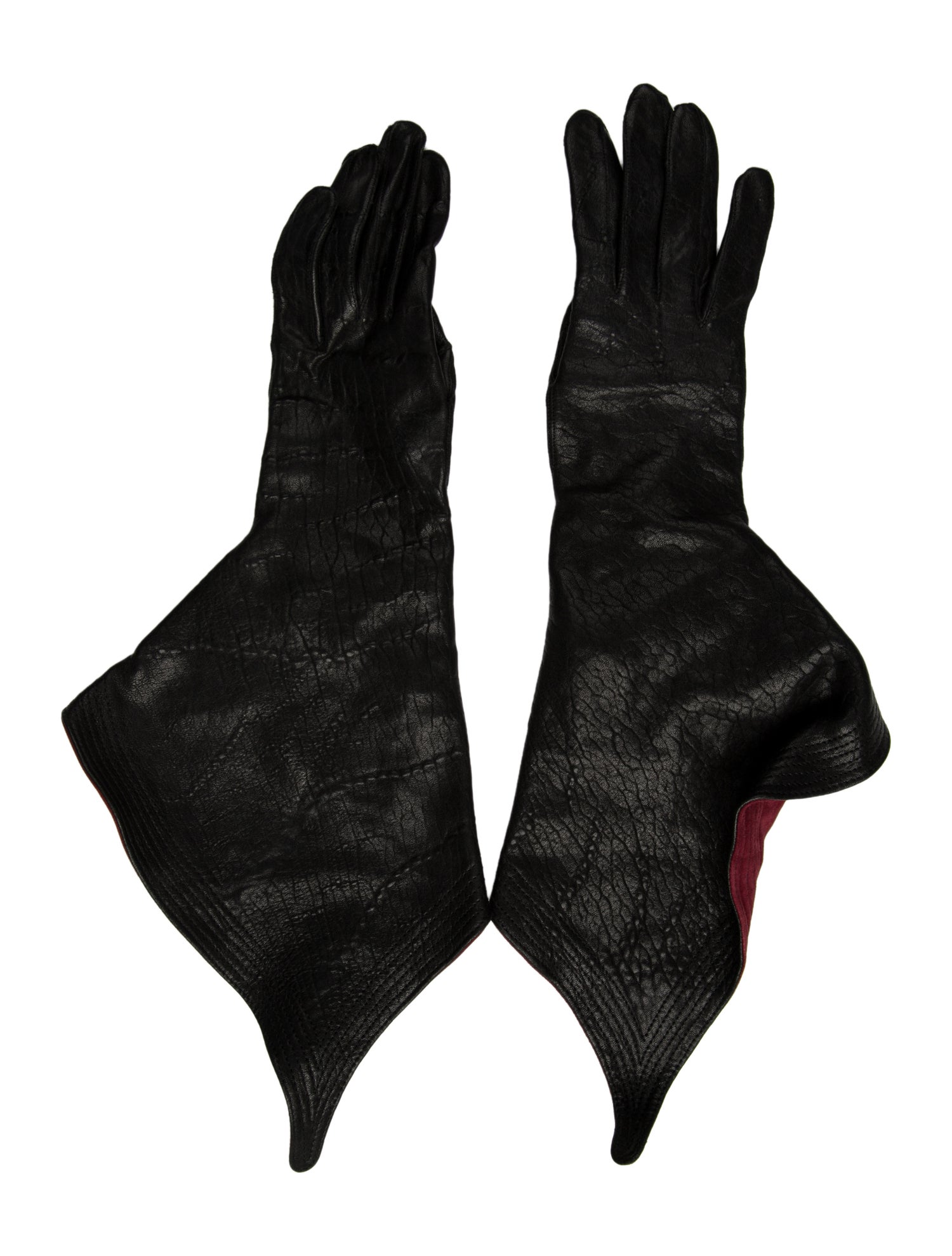 Haider Ackermann Vintage Solid Leather Gloves