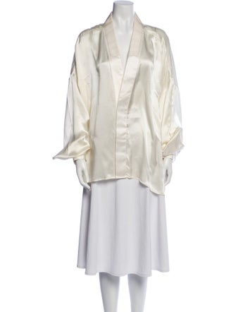 Haider Ackermann Silk V-Neck Tunic