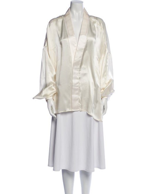 Haider Ackermann Silk V-Neck Tunic