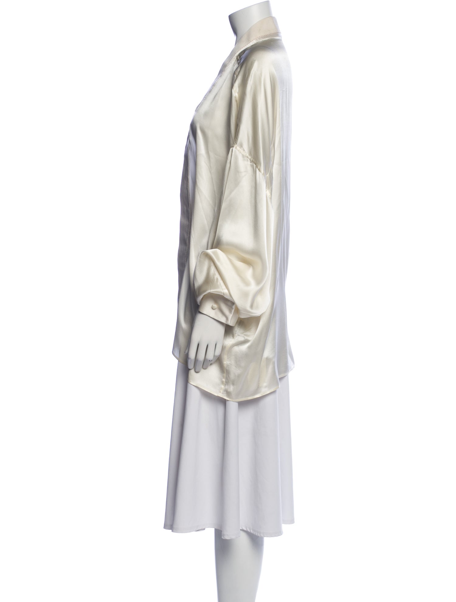 Haider Ackermann Silk V-Neck Tunic