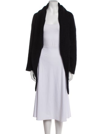 Haider Ackermann Mohair Open Front Sweater