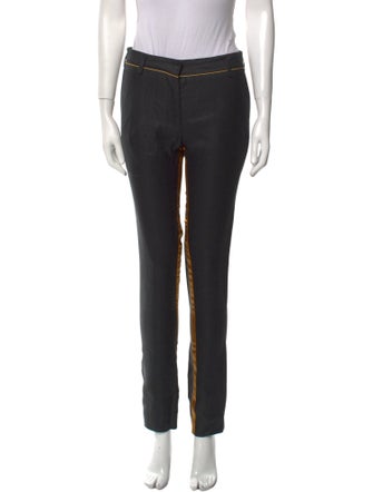 Haider Ackermann Leather Skinny Leg Pants