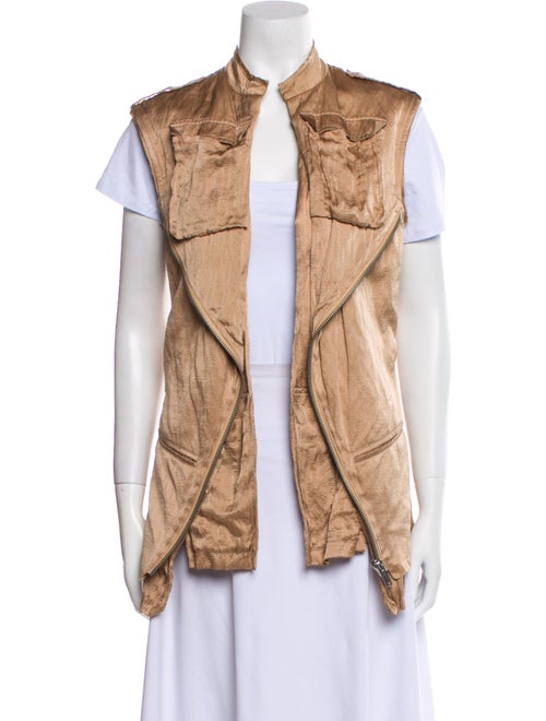 Haider Ackermann Silk Graphic Print Vest