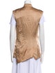 Haider Ackermann Silk Graphic Print Vest
