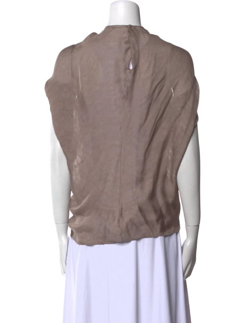 Haider Ackermann Silk Cowl Neck Top