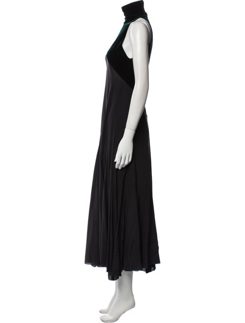 Haider Ackermann Mock Neck Long Dress