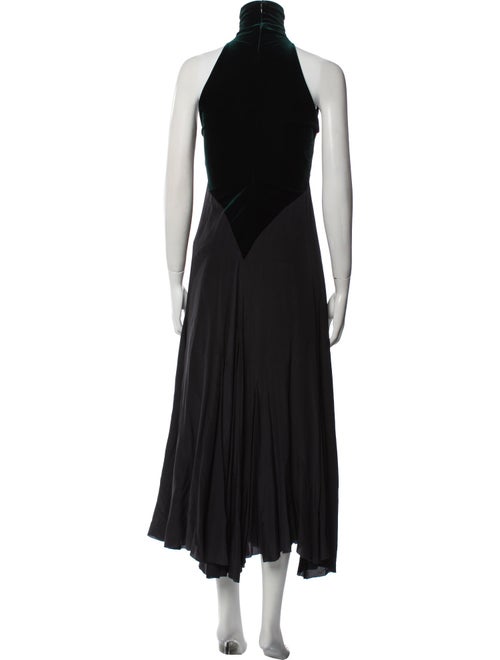 Haider Ackermann Mock Neck Long Dress