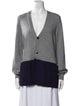 Haider Ackermann Merino Wool Colorblock Pattern Sweater