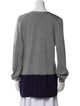 Haider Ackermann Merino Wool Colorblock Pattern Sweater