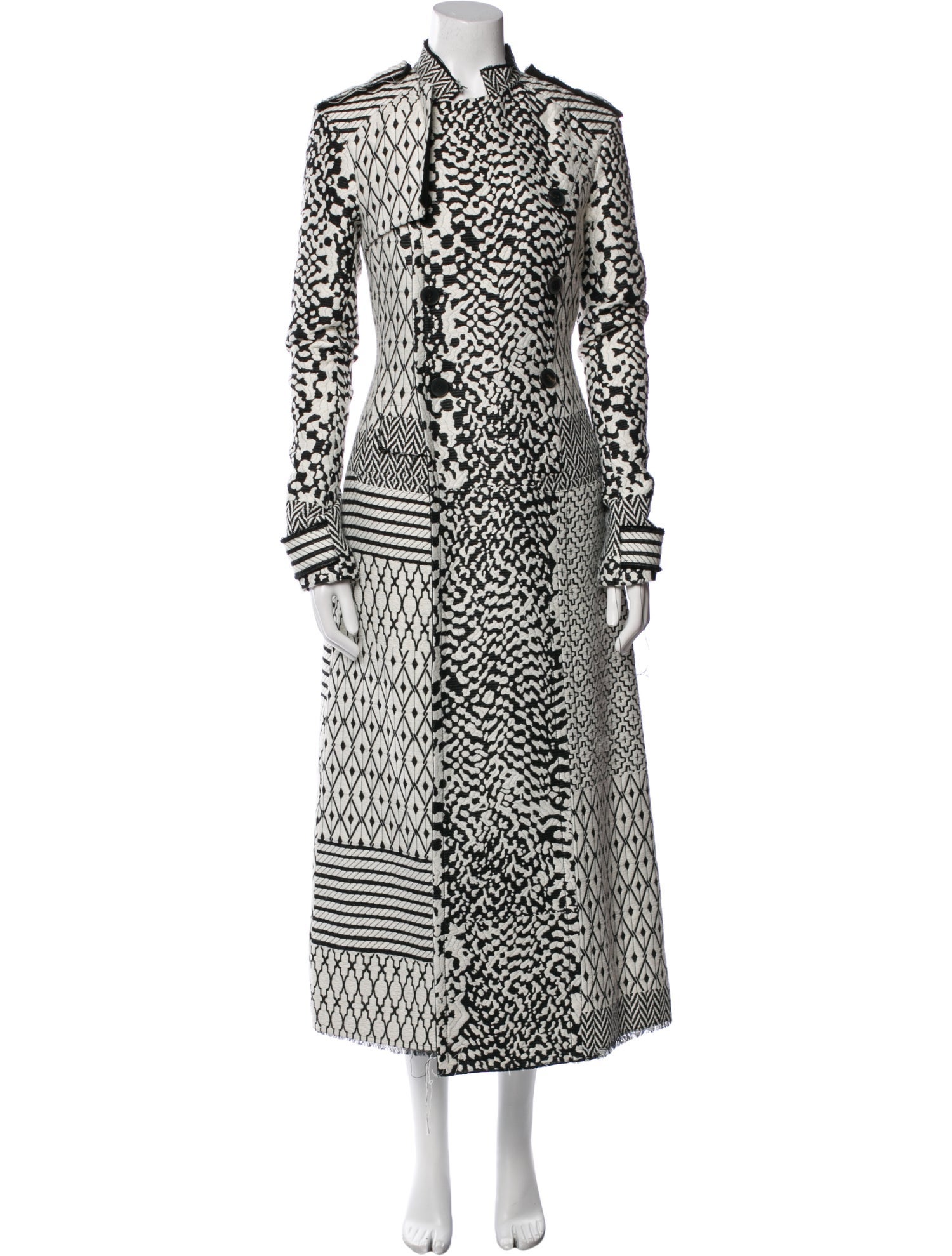 Haider Ackermann Printed Trench Coat