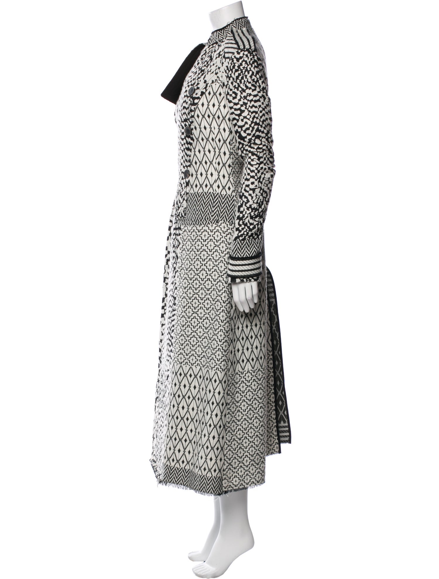 Haider Ackermann Printed Trench Coat