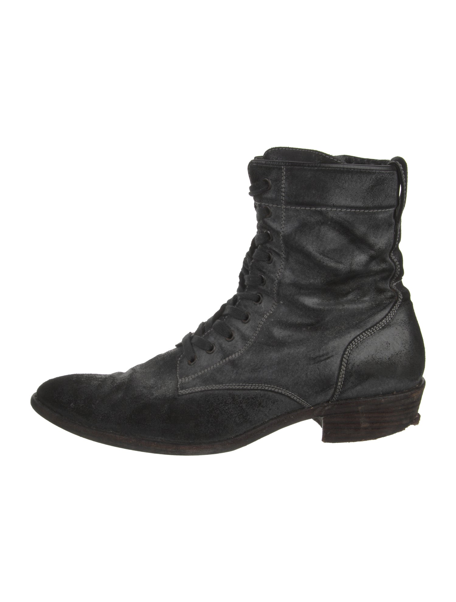 Haider Ackermann Leather Combat Boots