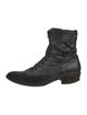 Haider Ackermann Leather Combat Boots