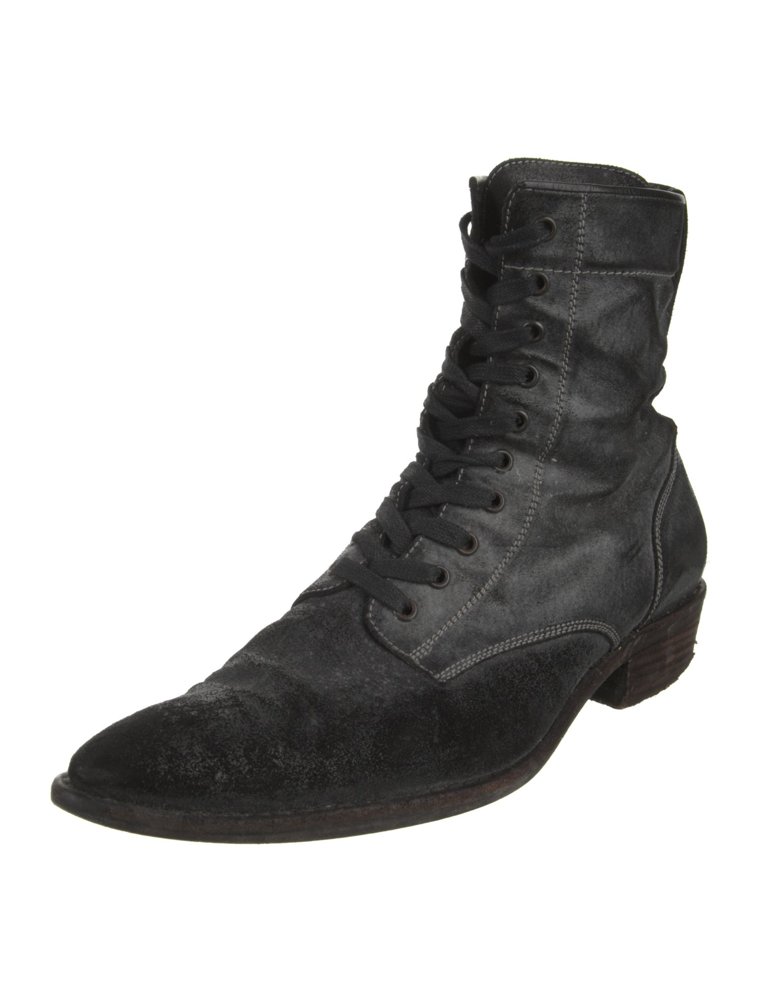 Haider Ackermann Leather Combat Boots