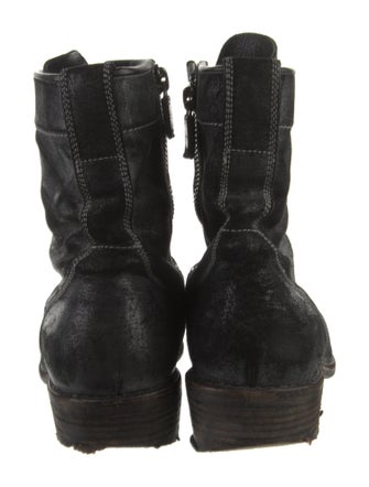 Haider Ackermann Leather Combat Boots