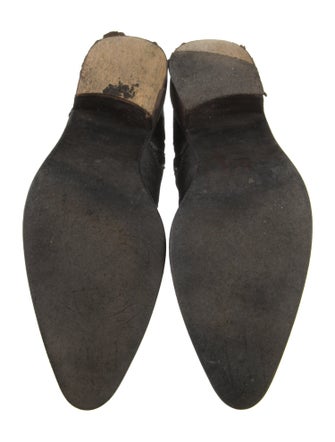 Haider Ackermann Leather Combat Boots