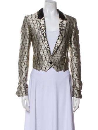 Haider Ackermann Silk Printed Blazer