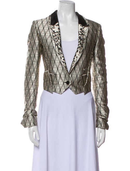 Haider Ackermann Silk Printed Blazer