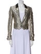 Haider Ackermann Silk Printed Blazer