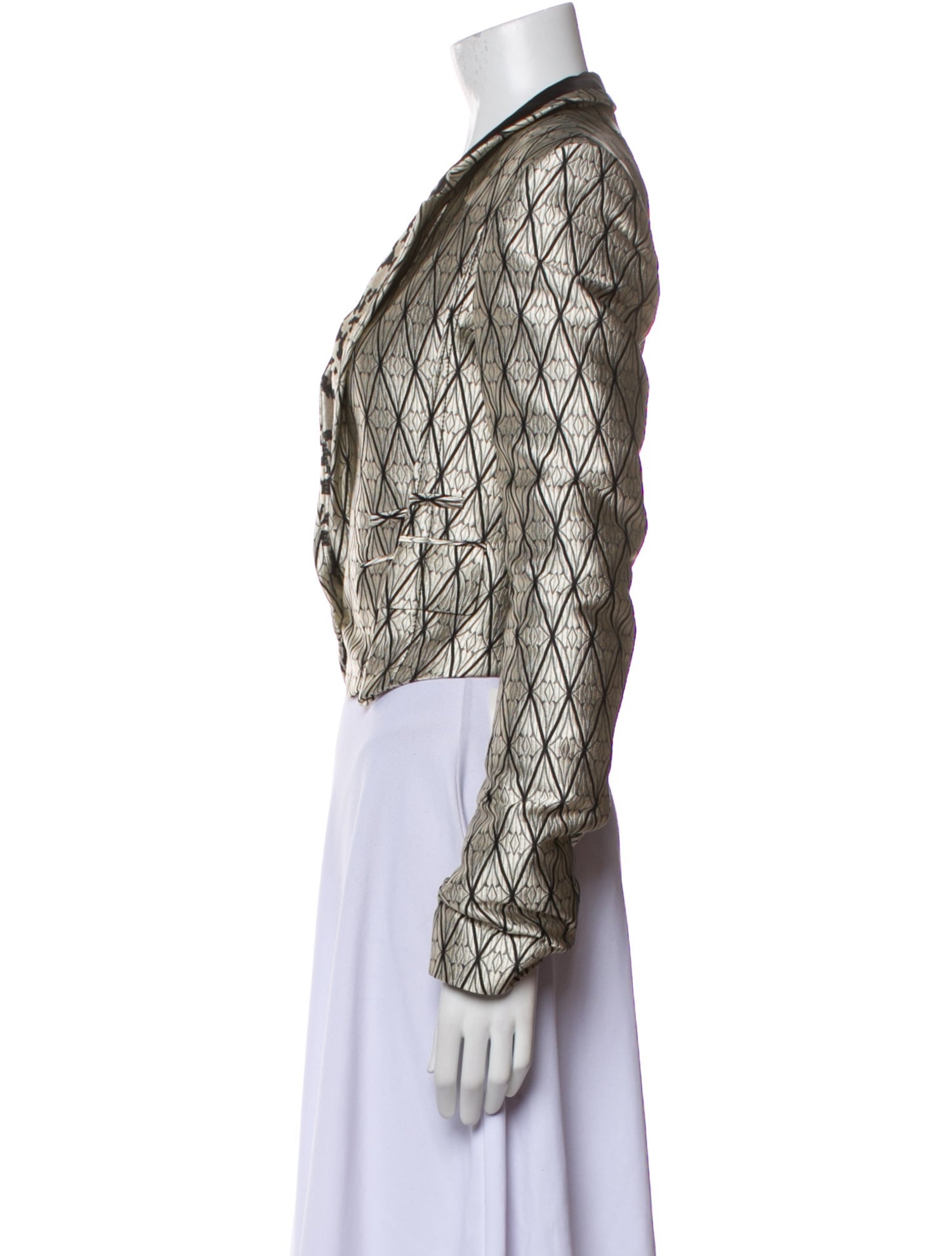 Haider Ackermann Silk Printed Blazer