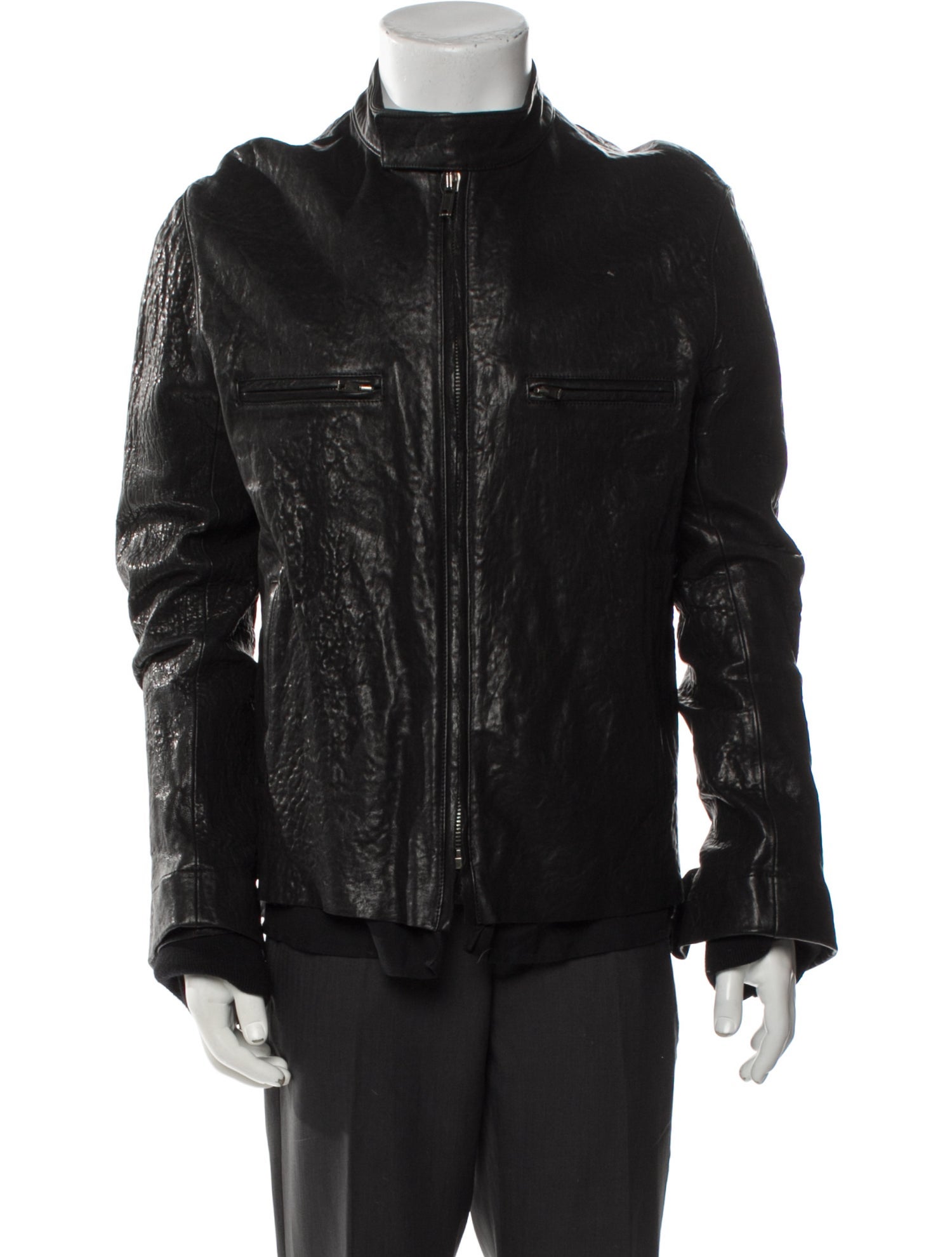 Haider Ackermann Leather Moto Jacket