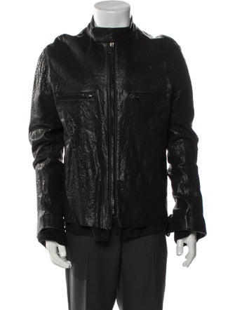 Haider Ackermann Leather Moto Jacket