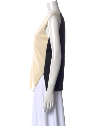 Haider Ackermann Wool Colorblock Pattern Top