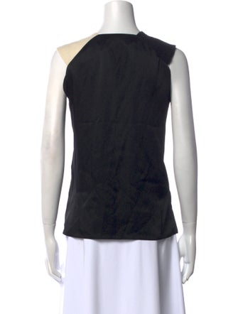 Haider Ackermann Wool Colorblock Pattern Top