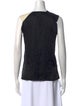 Haider Ackermann Wool Colorblock Pattern Top