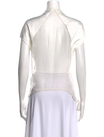 Haider Ackermann Scoop Neck Short Sleeve Tunic