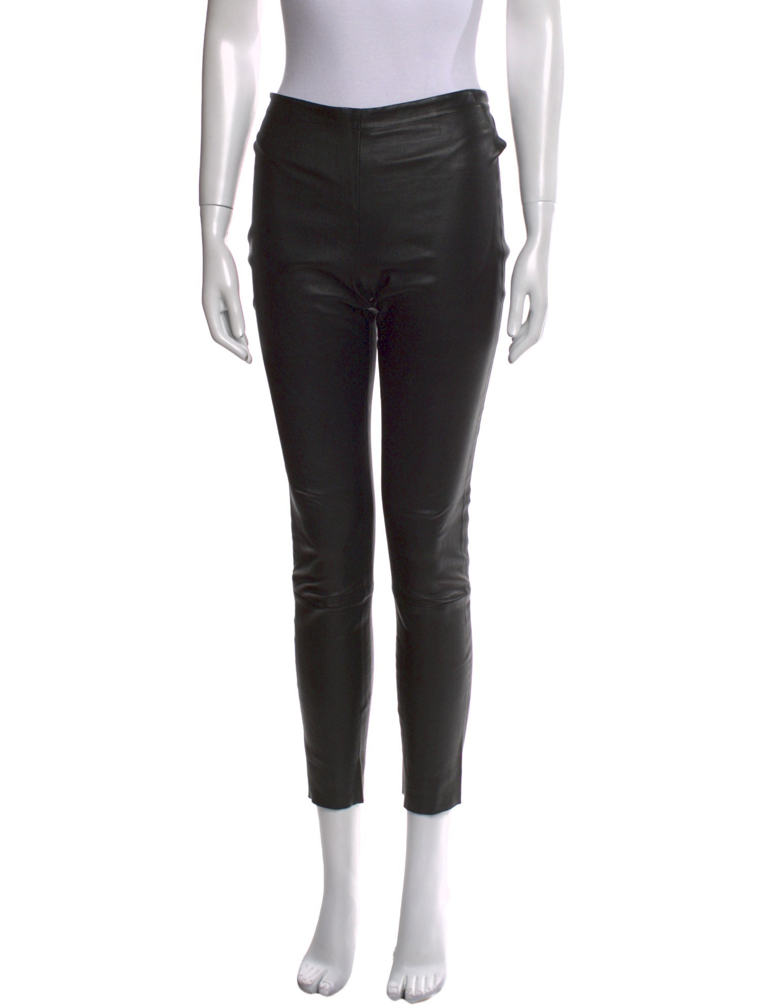 Haider Ackermann Leather Skinny Leg Pants