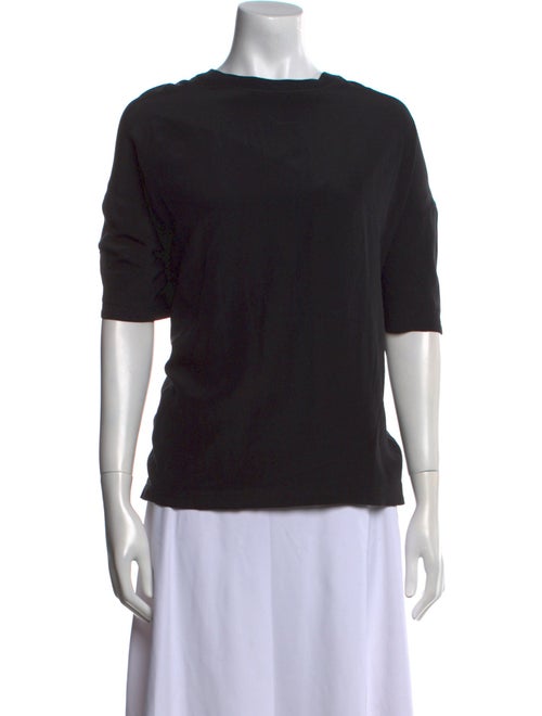 Haider Ackermann Silk Bateau Neckline Top