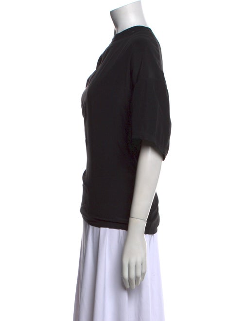 Haider Ackermann Silk Bateau Neckline Top