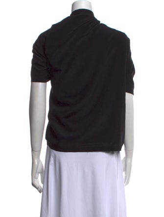 Haider Ackermann Silk Bateau Neckline Top