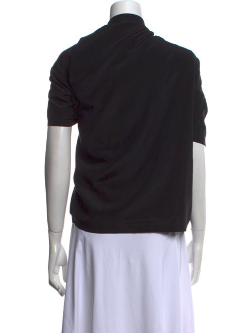 Haider Ackermann Silk Bateau Neckline Top