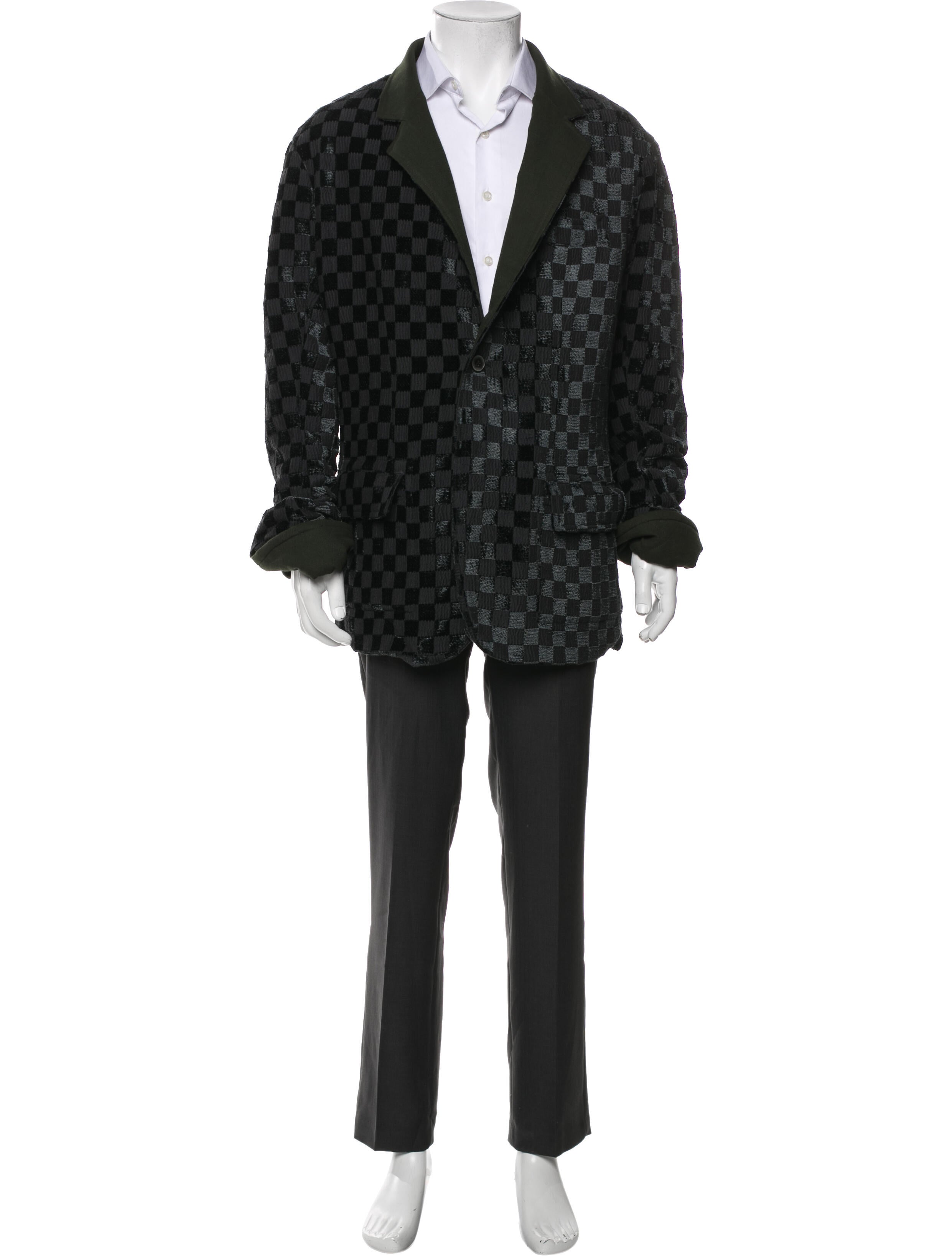 Haider Ackermann Plaid Print Jacket