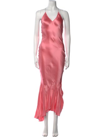 Haider Ackermann Silk Long Dress