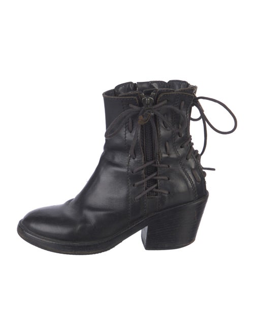 Haider Ackermann Leather Lace-Up Boots