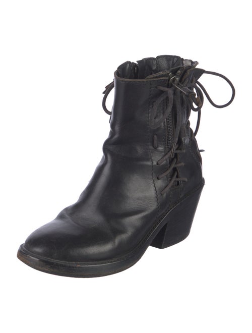 Haider Ackermann Leather Lace-Up Boots