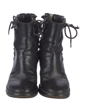 Haider Ackermann Leather Lace-Up Boots