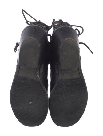 Haider Ackermann Leather Lace-Up Boots