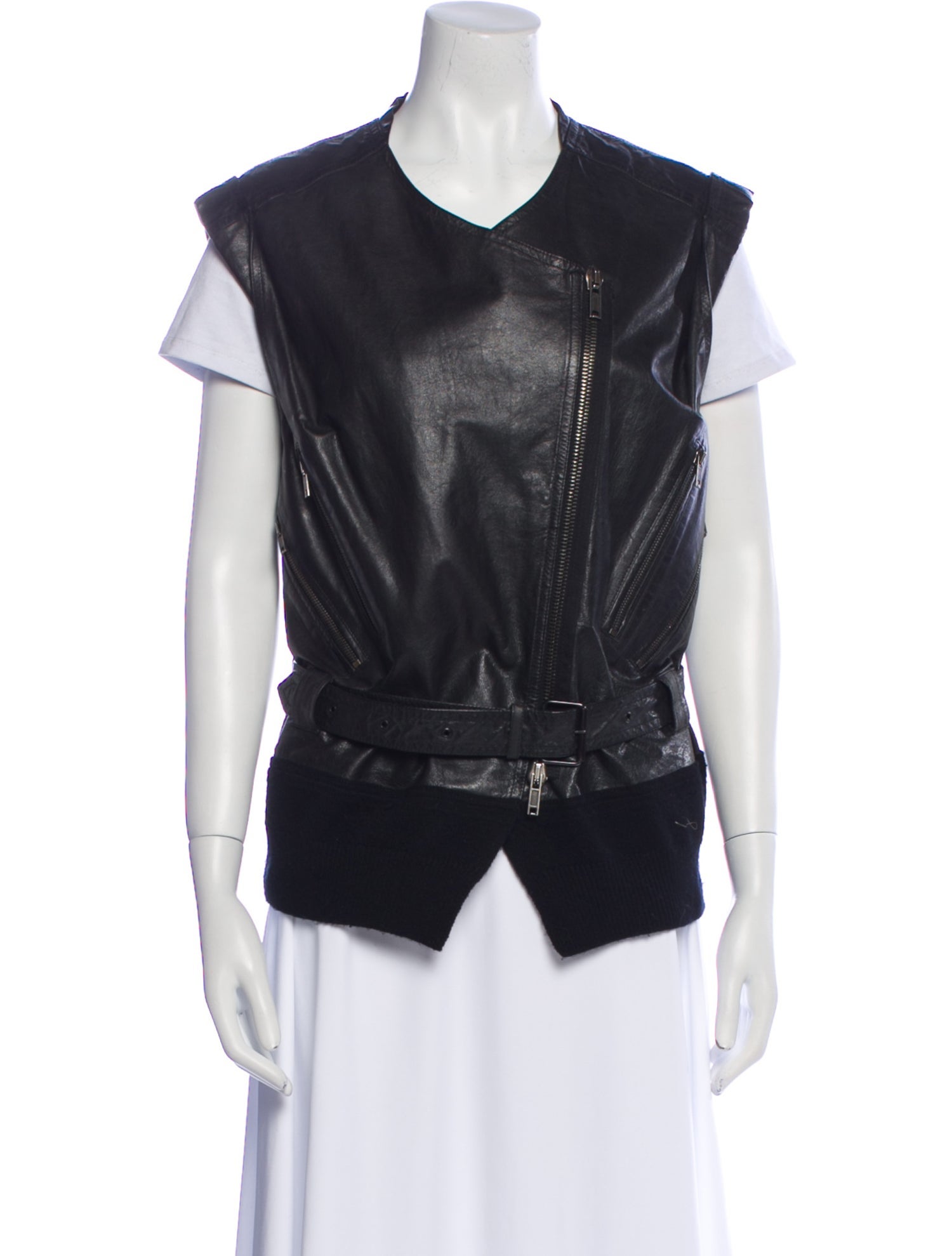 Haider Ackermann Leather Vest