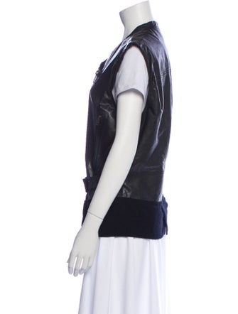 Haider Ackermann Leather Vest