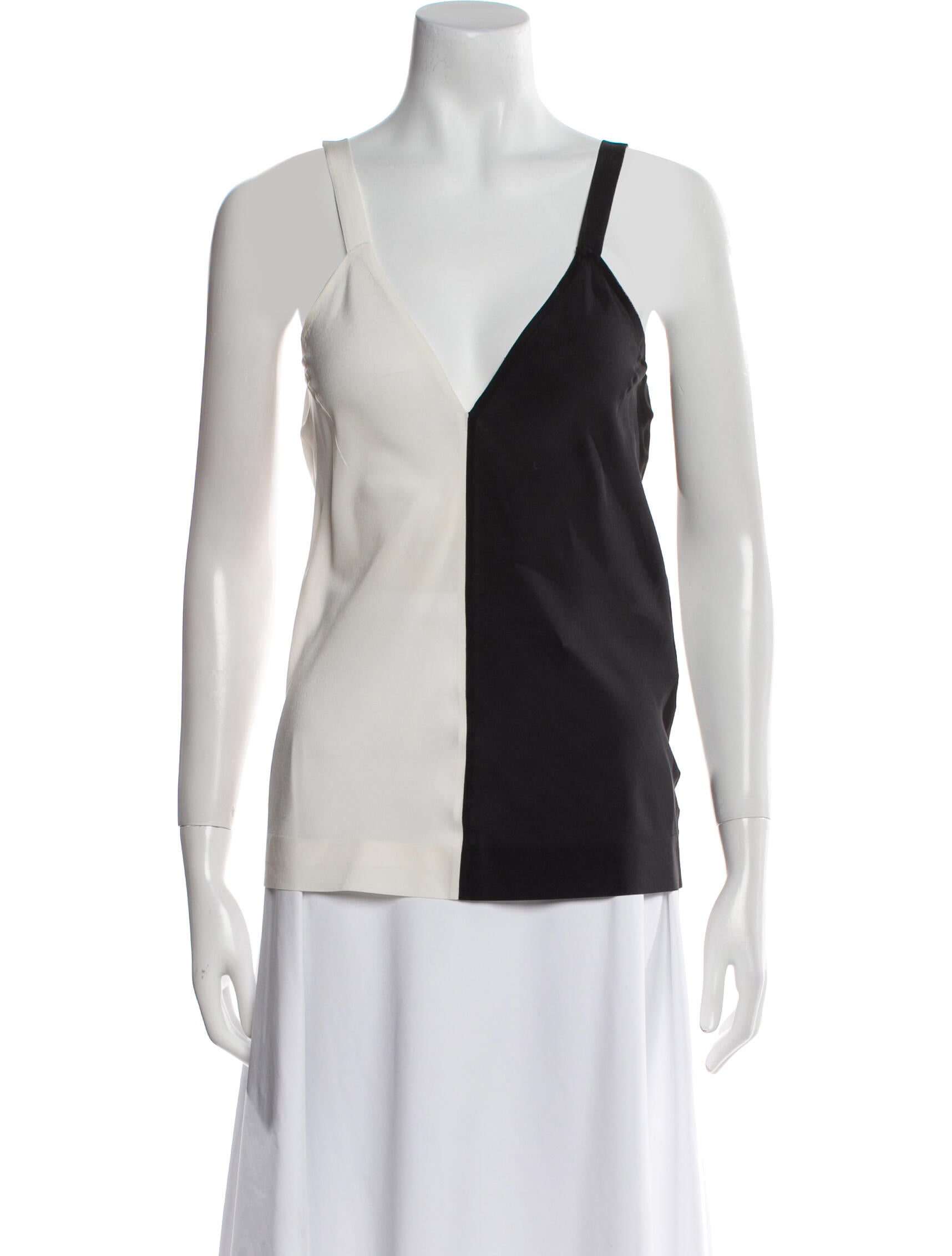 Haider Ackermann Silk V-Neck Top