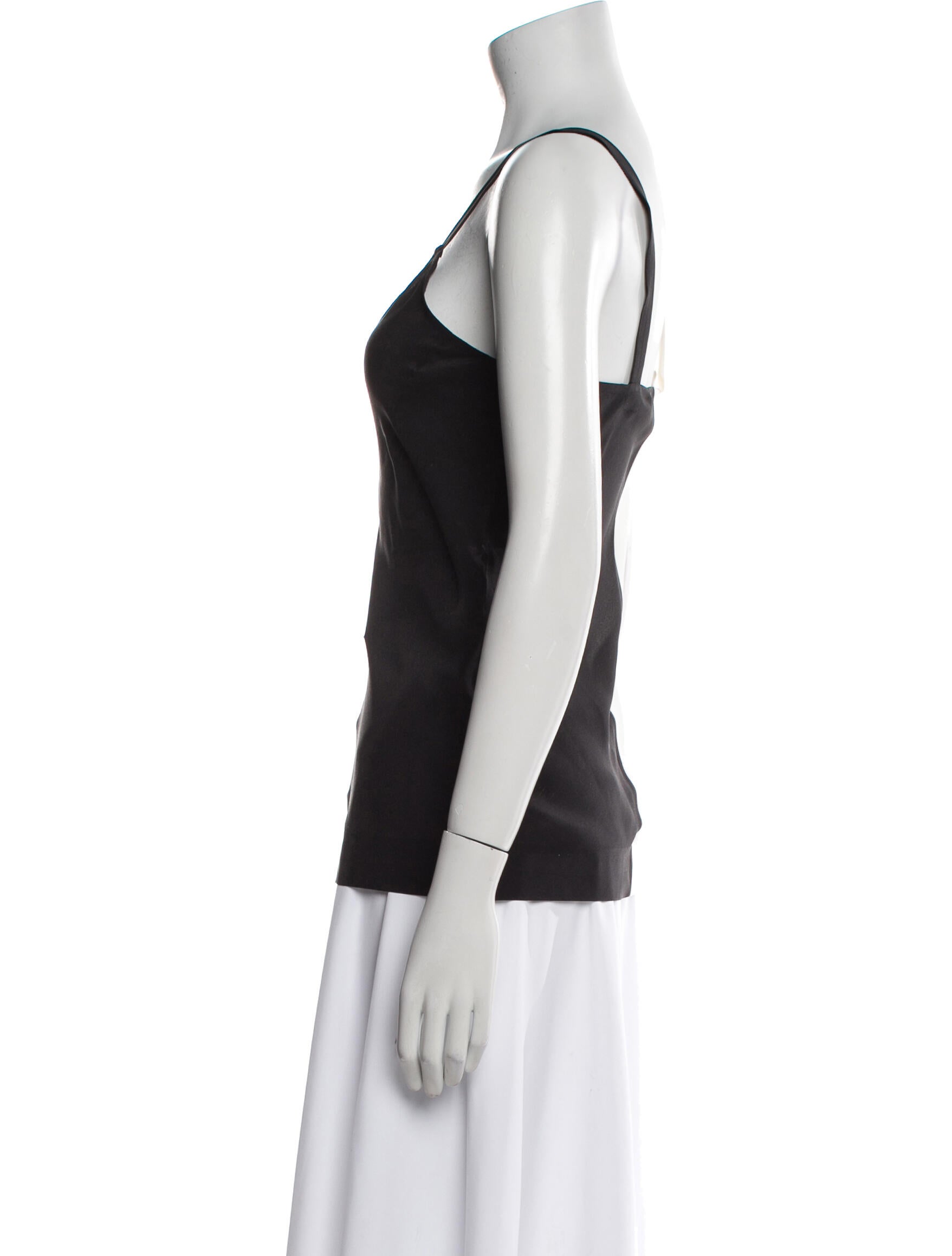 Haider Ackermann Silk V-Neck Top