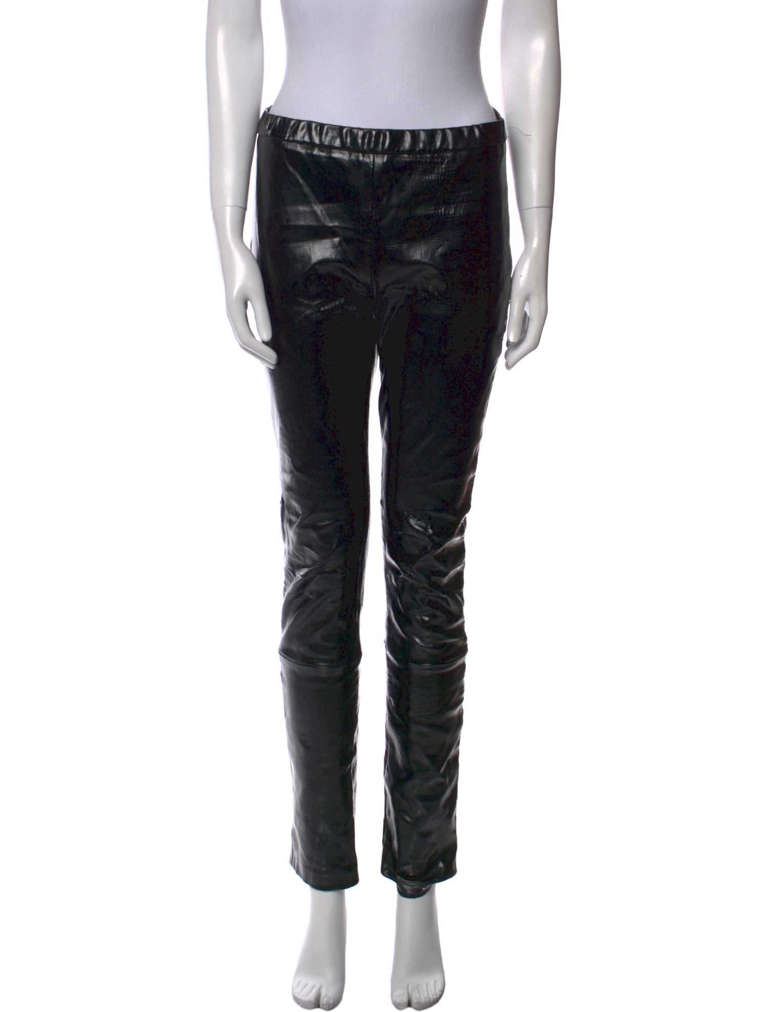Haider Ackermann Leather Skinny Leg Pants