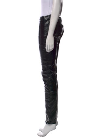 Haider Ackermann Leather Skinny Leg Pants
