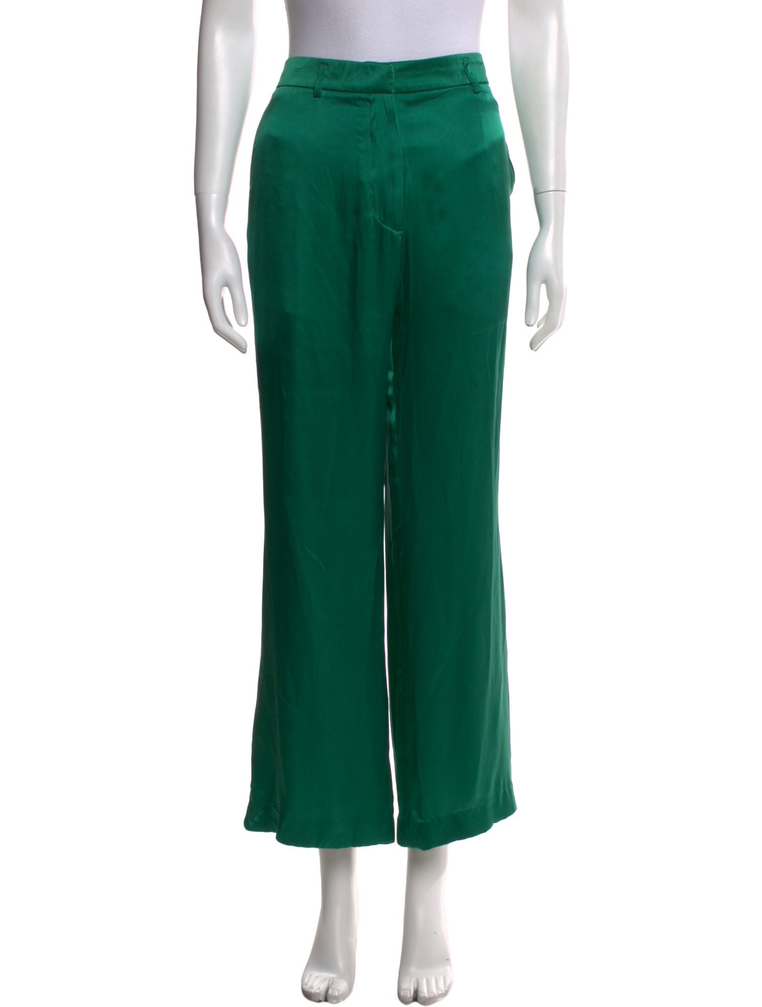Haider Ackermann Silk Wide Leg Pants