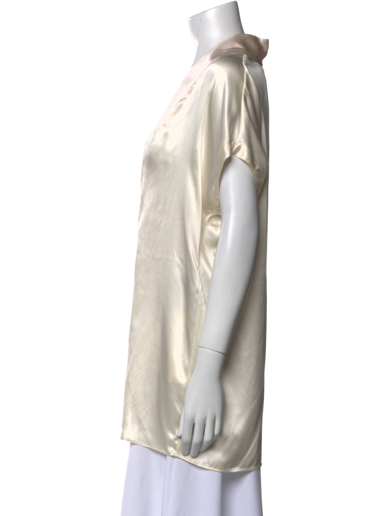 Haider Ackermann Silk V-Neck Tunic w/ Tags